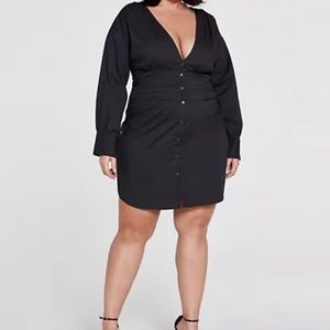 Fashion to figure black shirt dress NWT